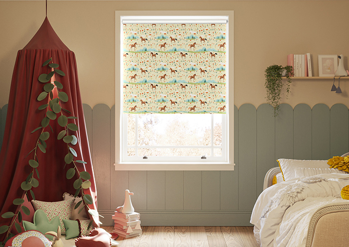 Prairie Horses, Amber Acres - Roller Blind - Image 3